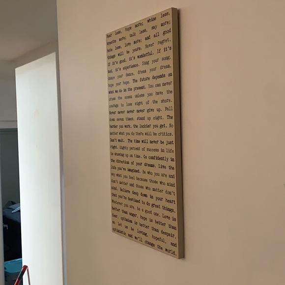 Wall decor type writer sign - Picture 2 of 4